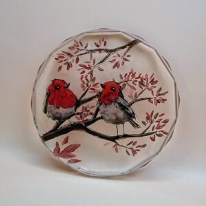 Dessous de Bouteille duo d'oiseaux 3