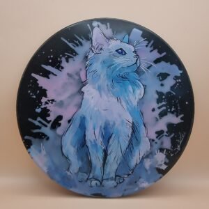 dessous de plat - chat aquarelle