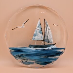 Dessous de Bouteille effet mer 1