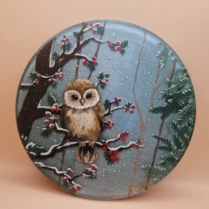 Noël dessous de plat - chouette