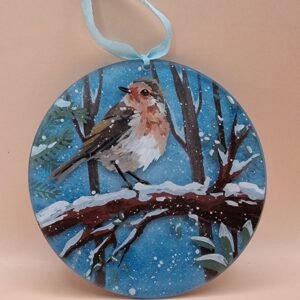 Noël boule de noël -rouge gorge 2